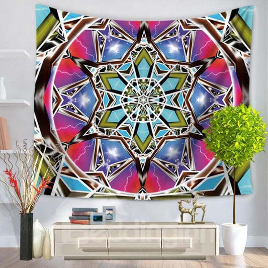 Tribe Colorful Mandala Prints Bohemian Style Hanging Wall Tapestry