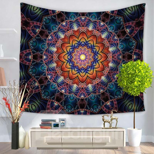 Luxuriöse Wandteppiche mit Mandala-Muster im Ethno-Stil zum Aufhängen