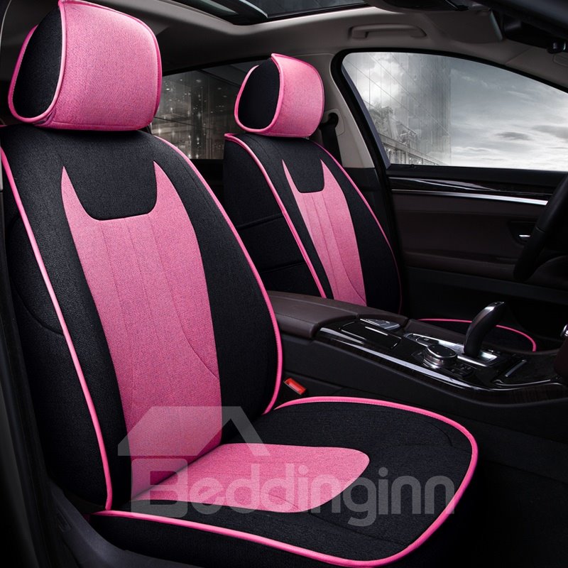 Diseño cómodo Diseño de color contrastante Funda de asiento de coche personalizada 