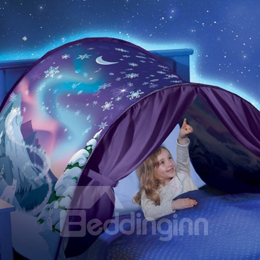 Grandes regalos para niños Tienda de campaña con cama emergente Galaxy Starry Sky Dream