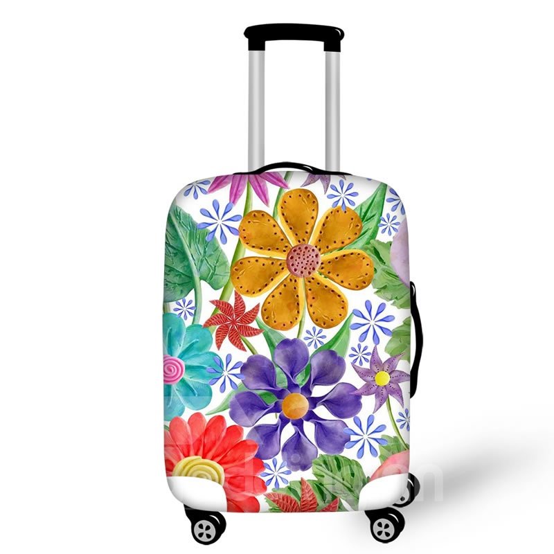 Floral Plant Spring Waterproof Suitcase Protector for 19 20 21