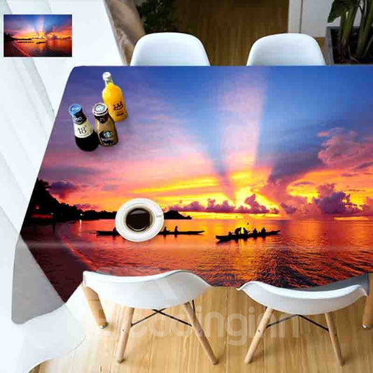 Personalized Waterproof Rectangle DIY Style 3D Tablecloth
