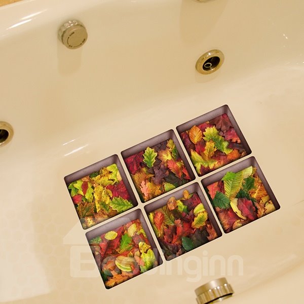 Nueva llegada pegatinas coloridas para bañera con patrón de bolas 3D