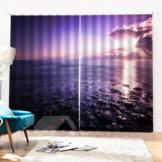 Beddinginn Decoration 3D Sea Modern Curtains/Window Screens