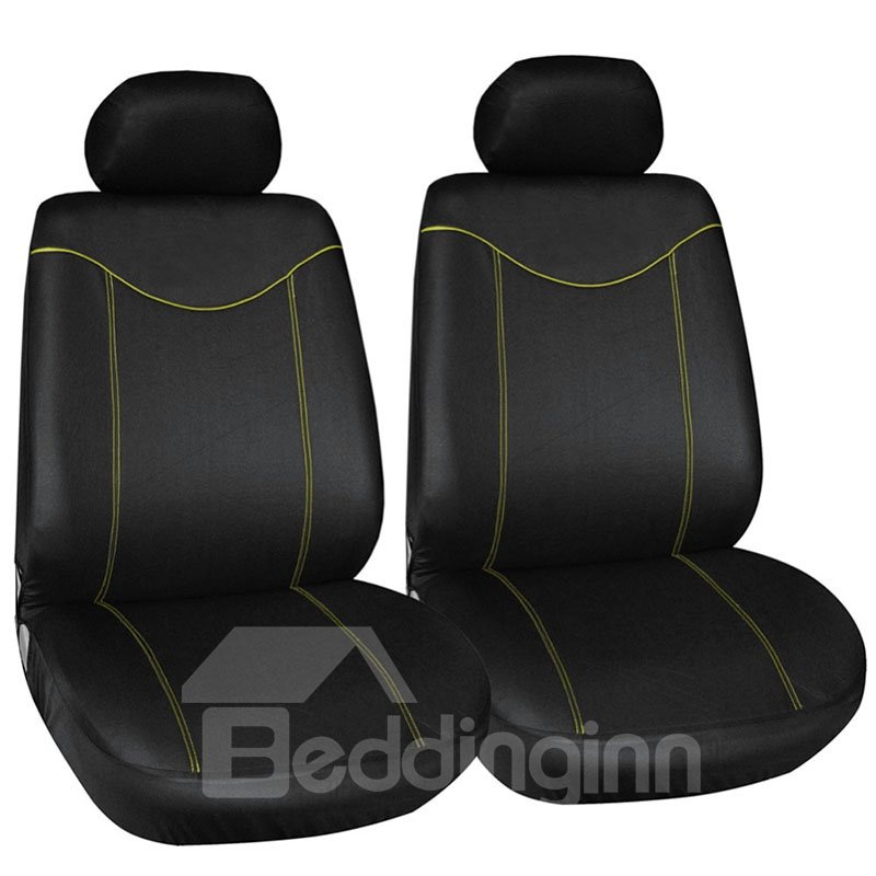 Car Seat Covers for Front Seats, Two-Tone Waterproof Seat Covers, Premium Neoprene Seat Protectors, Universal Fit Accessories for Auto Truck Van SUV