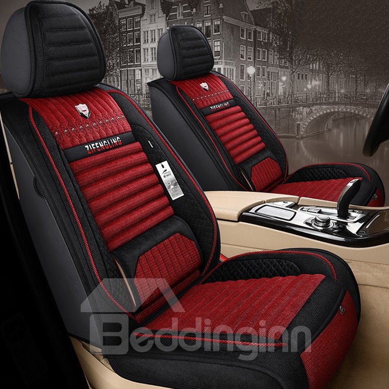 Simple Style Breathable Fabrics Material Comfortable And Soft 5 Seats Truck Universal Fit Car Seat Covers