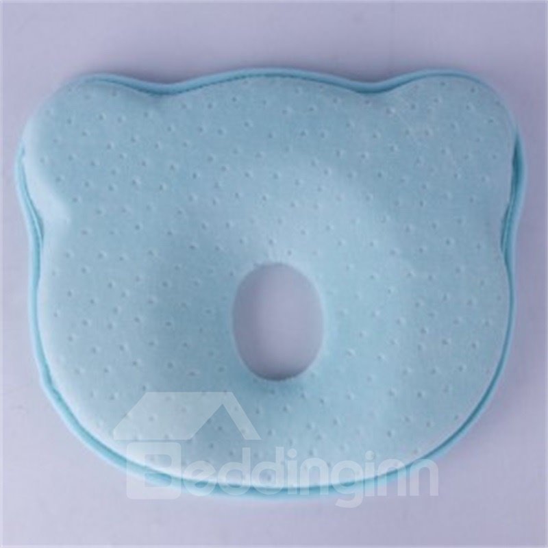 Simple Design Three Colors Option Prevent Flat Head Baby Pillow For Newborn