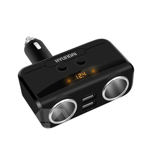 Dual-USB-Telefonladegerät mit Schalter und Spannungsanzeige