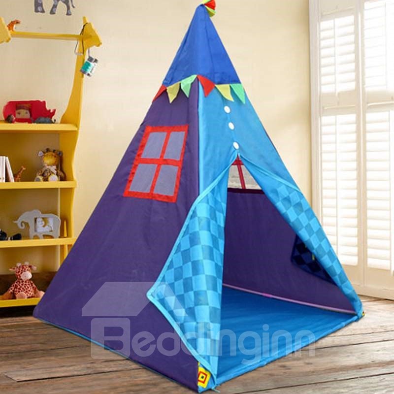 Cute Geometric Pattern Kids Indoor Tent Tepee