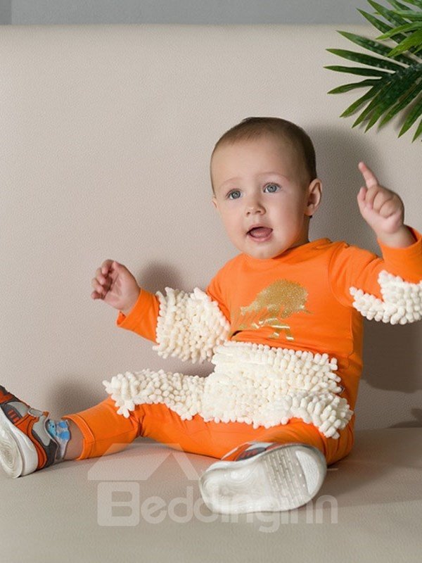 Baby-Krabbelanzug aus Baumwolle, Bodenreiniger für Babys, Mädchen und Jungen, schützt Knie und Ellenbogen