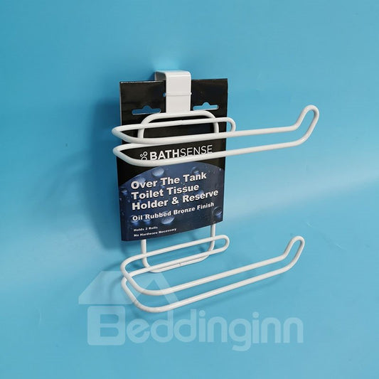 Over The Tank Toilettenpapierrollenhalter Reserve Home Storage Organization 