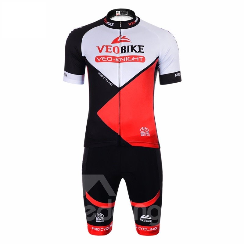 Black Red 3D Padded Pants Comfortable Men Women's Cycling Jersey