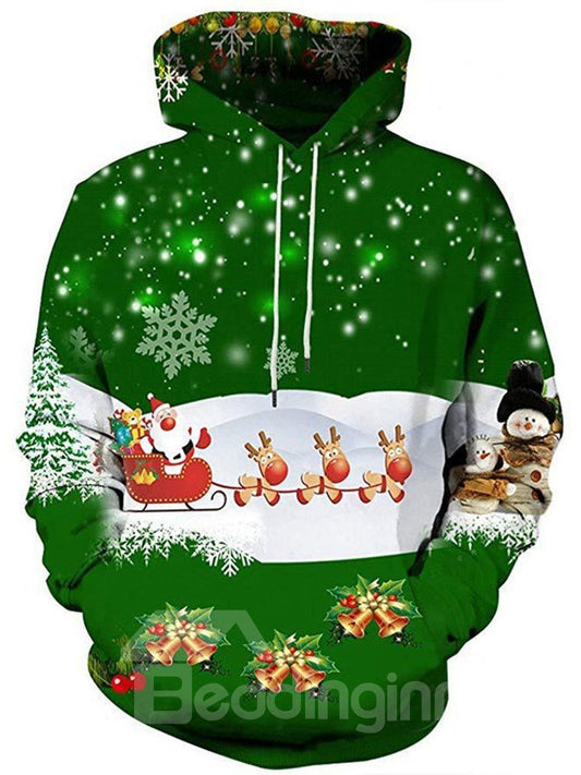 3D Christmas Printing Sports Unisex Pullover Hoodies Fashion Sweatshirt Sportswear