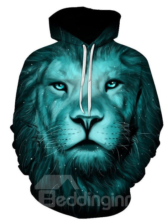 Neuartige, modische 3D-Digitaldruck-Pullover-Hoodies mit Tiger-Design 