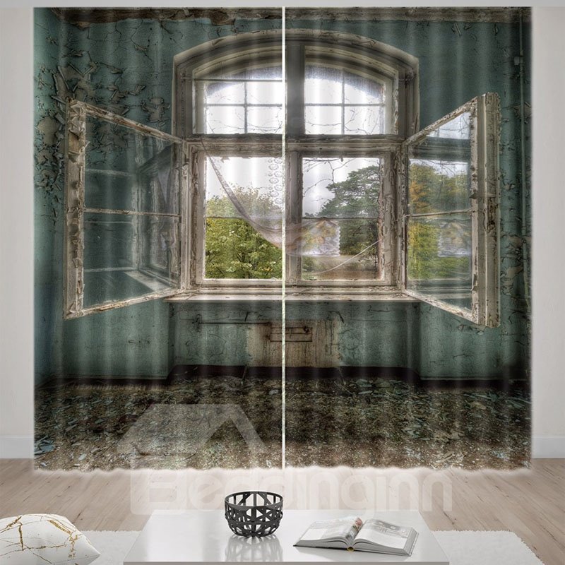 Beddinginn Blackout 3D Window Modern Curtain