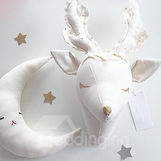 Vivid Cartoon Deer Design 3D Wall Decor