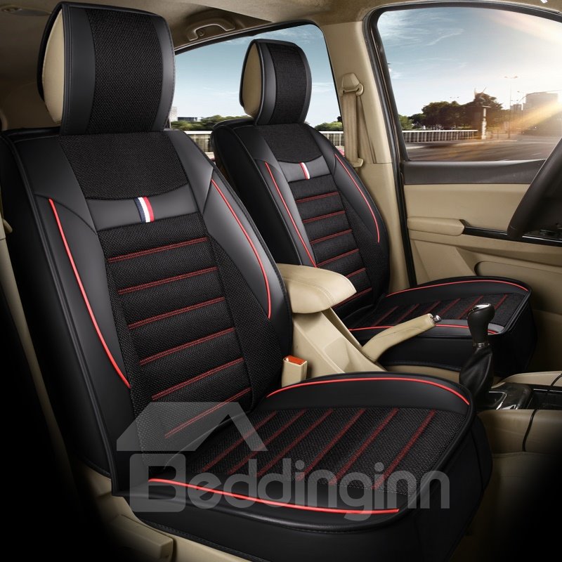 Wear Resistant Durable Linen Full Coverage 1 Front Car Seat Cover Suitable For Most Cars/ 7-Seater Seat Covers Can Be Customized