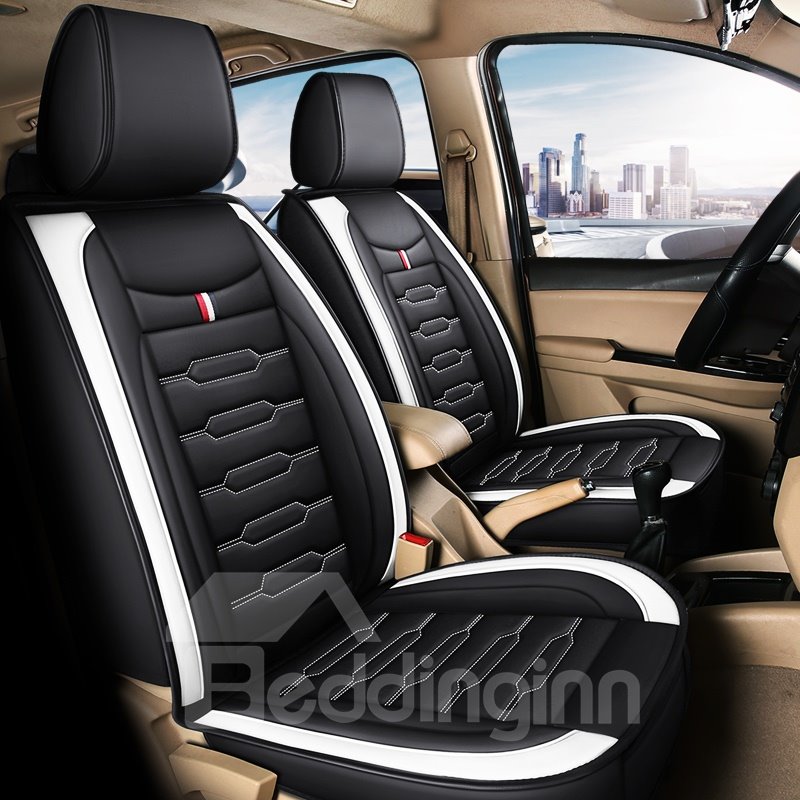 Full Coverage Wear Resistant Durable Leather 1 Front Car Seat Cover Suitable For Most Cars/ 7-Seater Seat Covers Can Be Customized