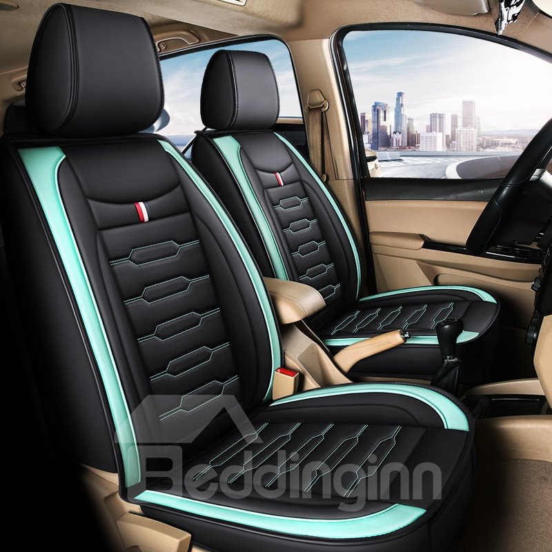 Full Coverage Wear Resistant Durable Leather 1 Front Car Seat Cover Suitable For Most Cars/ 7-Seater Seat Covers Can Be Customized