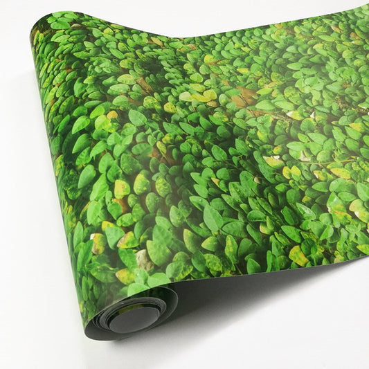 3D Outdoor Pastorale Simulation Grünpflanze Tapete Wasserdicht Feuchtigkeitsbeständig Schimmelresistent Selbstklebende dekorative Wandgemälde 40x320cm 1PC