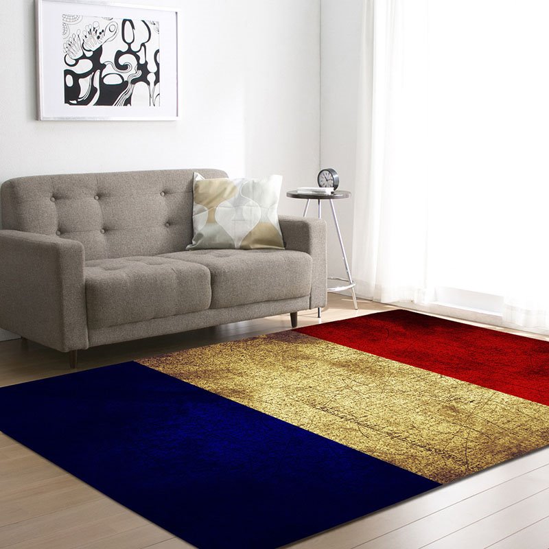 Flag Area Rug, Area Rug Mat for Living Dining Dorm Room Bedroom Home Decorative