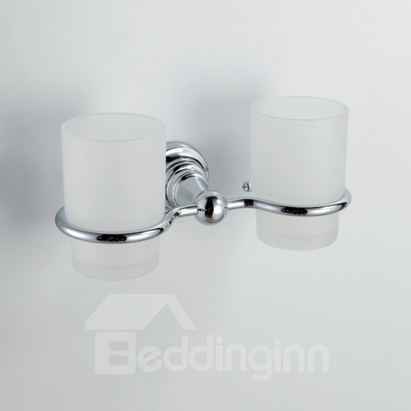European Style Wall Mount Doudle Cup Holder