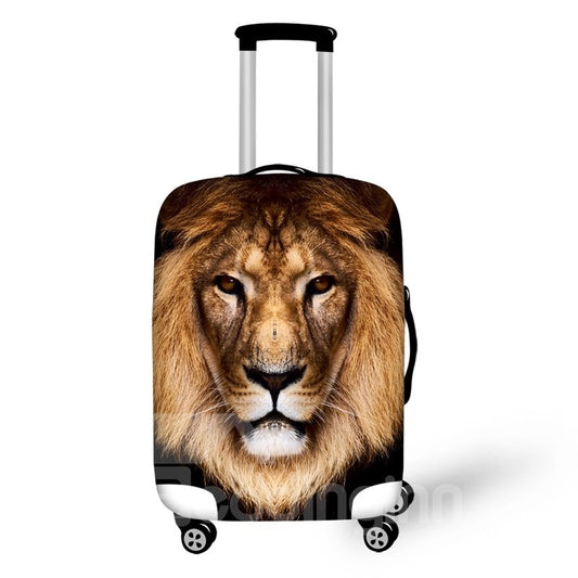 3D Animals Pattern Cool Lion Waterproof Anti-Scratch Travel Luggage Cover