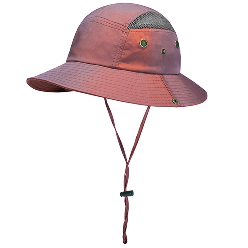 Sombrero de pescador ajustable, ligero, transpirable, de secado rápido, protección UV UPF 50, sombreros de pescador portátiles, viajes de verano, playa, sombrero para el sol, senderismo al aire libre, gorras con visera