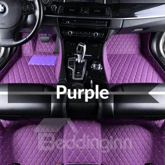 Floor Mats Custom Car Floor Mats High Quality Leather Moisture-Proof Skid Resistance Waterproof Wear-Resisting Most Models Are Suitable If You Do Not Find Your Car Please Note In The Shopping Cart