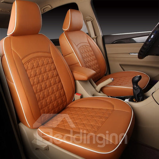 High-quality Leather Wear-resistant Dirt-resistant and Durable 7 Seats Universal Fit Seat Covers Two Front Seat Covers Are Fully Wrapped Please Note The Car Model and Seat Type When Placing an Order Such as 223 Car Seat Layout