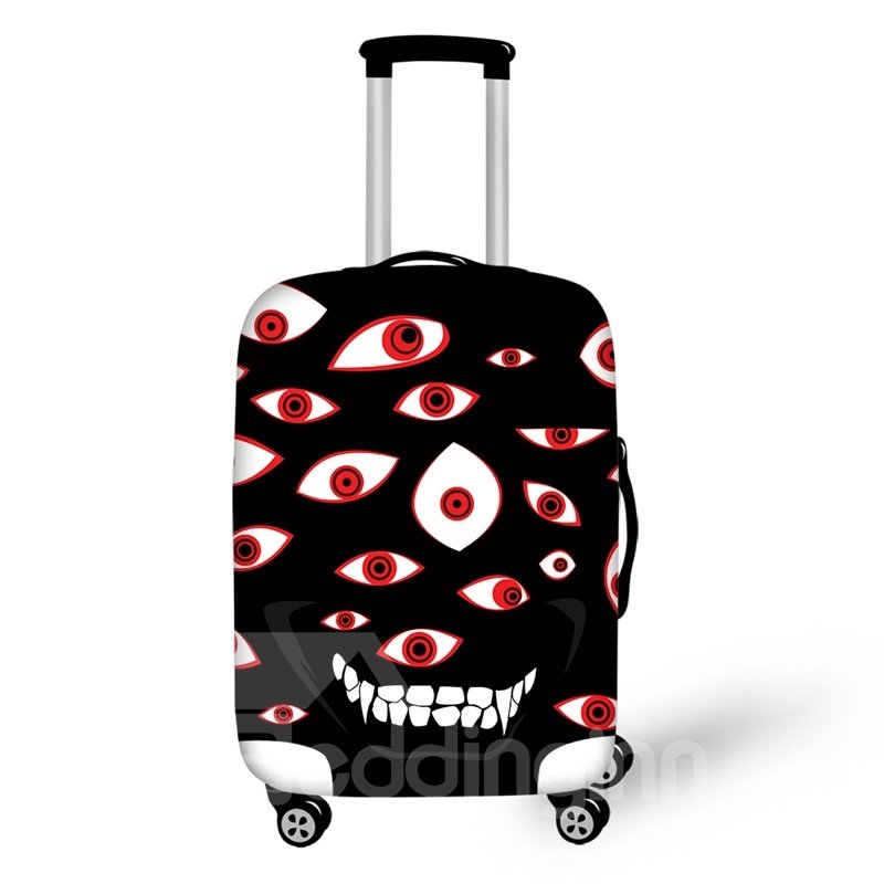 Halloween Big Eyes Evil Waterproof Suitcase Protector for 19 20 21