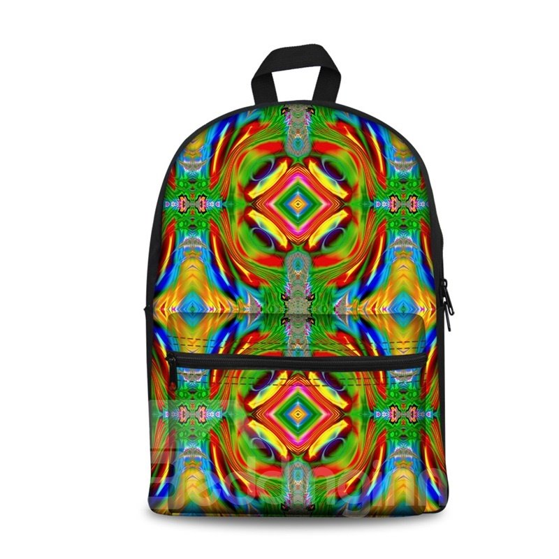 Bohemia Style 3D Pattern School Outdoor for Man&Woman Backpack