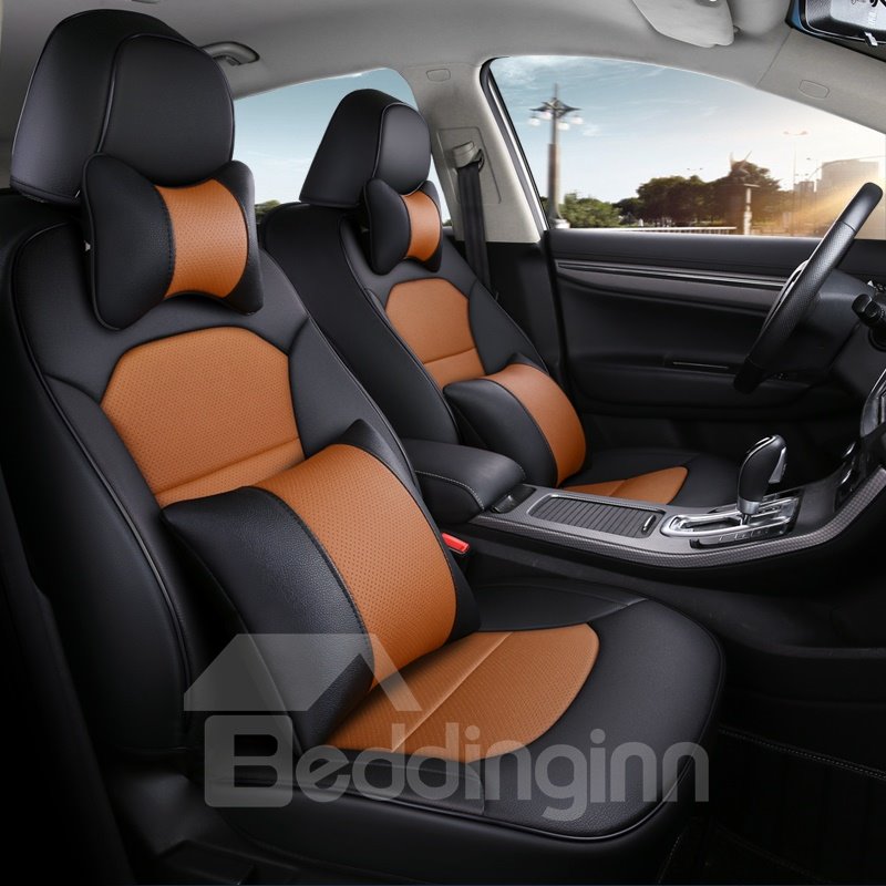 La raya del cuero de la PU modela las cubiertas de asiento de coche aptas personalizadas del estilo de Busines 