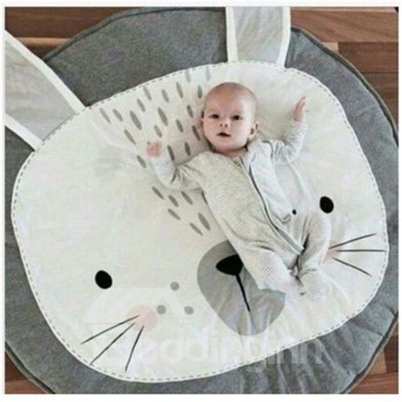 Rabbit Shaped Cotton Baby Play Floor Mat/Crawling Pad