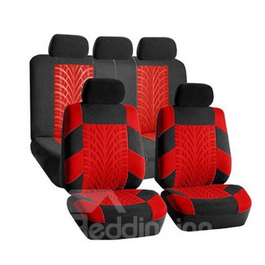 5 Seater Car Seat Covers Full Coverage Soft Wear Resistant Durable Skin Friendly Polyester Fiber Airbag Compatible Fastness Universal Fit Auto Seat Covers Suitable for Auto Van Sedan SUV and Truck