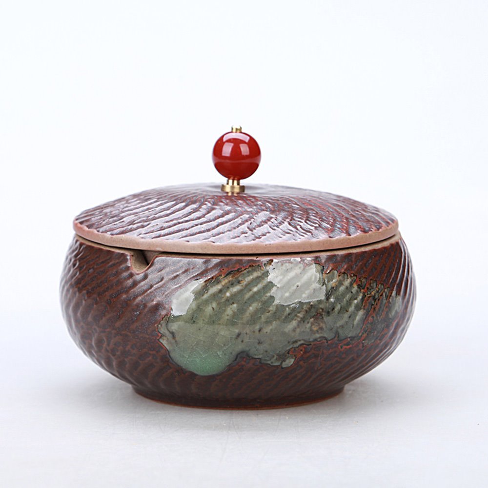 Creative Fashion Glass Ashtray Living Room Office Room Ktv Exquisite Small Ceramic Ashtray