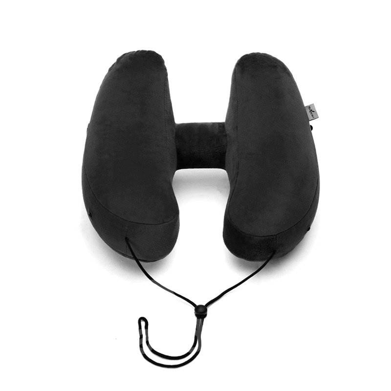H Shape Inflatable Neck Protection for Airplanes Car Travel Pillow