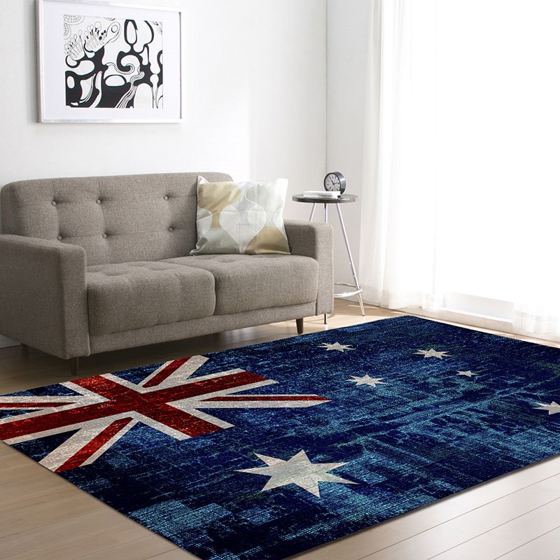 Flag Area Rug, Area Rug Mat for Living Dining Dorm Room Bedroom Home Decorative