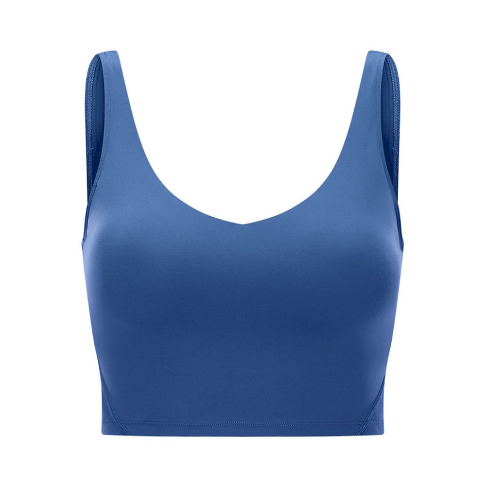 Damen Sport-BH Unterwäsche Yoga tragen Crop Tank Tops Gym Fitness tragen ärmellose Laufweste Shirts Activewear