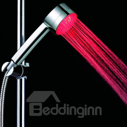 Hermoso cabezal de ducha de tres colores que cambia de color para cocina/baño 