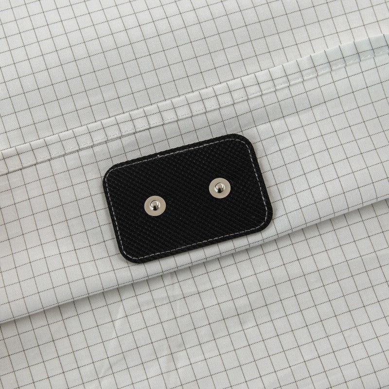 Cotton Earthing Flat Sheet with 10% Conductive Yard, Grounding Tester and Cord - 153 x 250cm