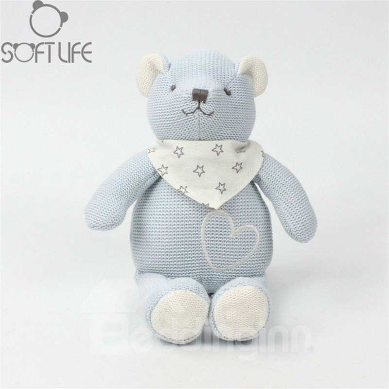 Cute Bear Two Color For Choice Soft Plush Baby Sleep/comforting Pillow Toy