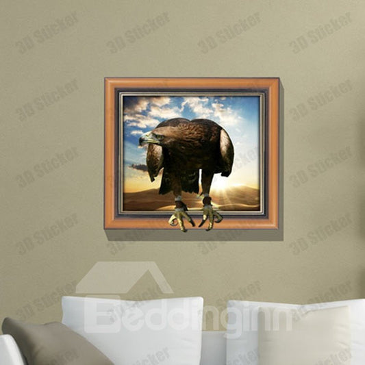 Erstaunlicher kreativer dekorativer 3D-Wandaufkleber mit Adlermuster