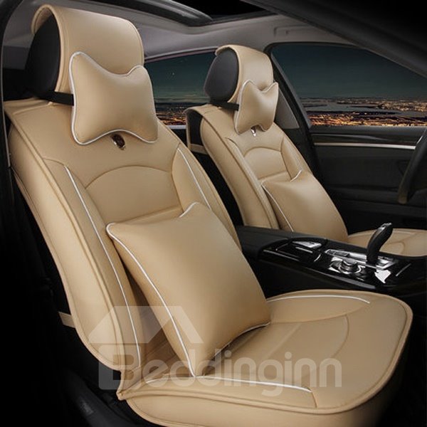 Only One Left in Stock Luxury Car Protectors, Universal Anti-Slip Full Seat Cover Auto Interior AccessoriesFaux Leatherette Automotive Vehicle Cushion Cover Fit for Cars SUV Pick-up Truck