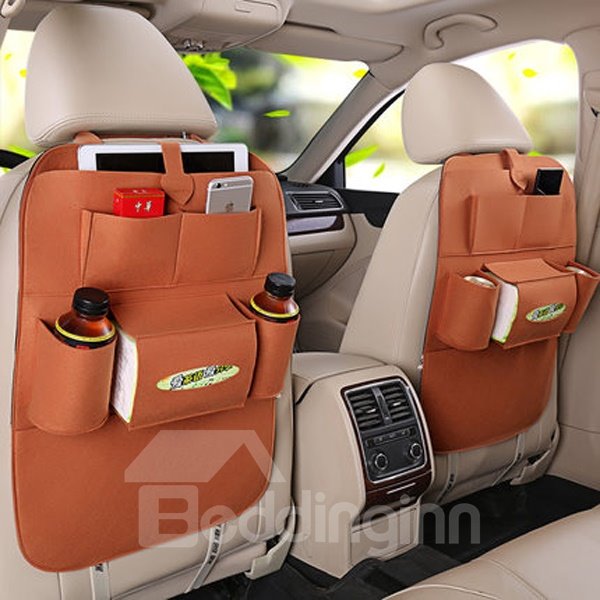 Classical High Rave Car Storage Bag Auto Backseat Organizer Pair