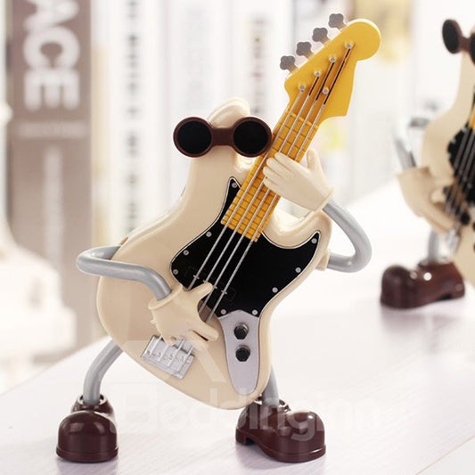 Decoración de escritorio de caja Musical de hombre de guitarra creativa 