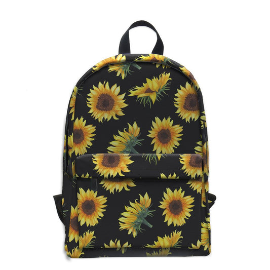 3D Sunflower Print Backpack for Women Waterproof Laptop Backpack Cute Bookbag Travel Hiking Camping Daypack