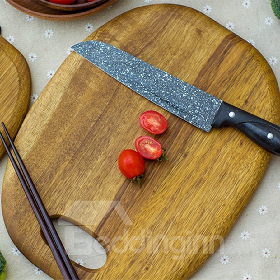Tabla de cortar de madera de forma cuadrada de estilo japonés