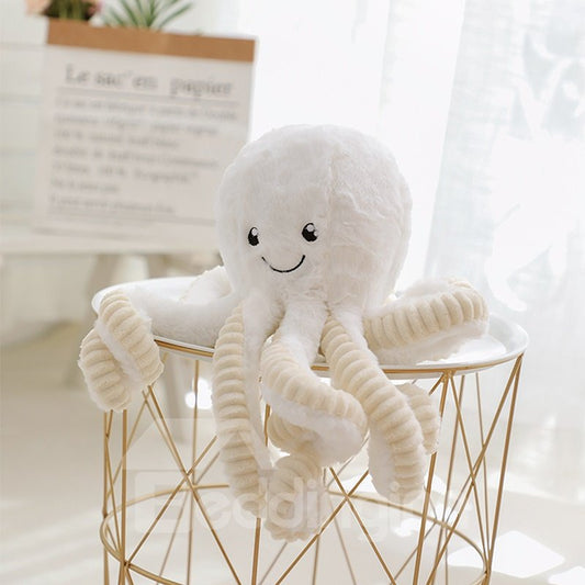 Supersüßes und hautfreundliches lächelndes Octopus-Baumwoll-Schlafkissen für Babys