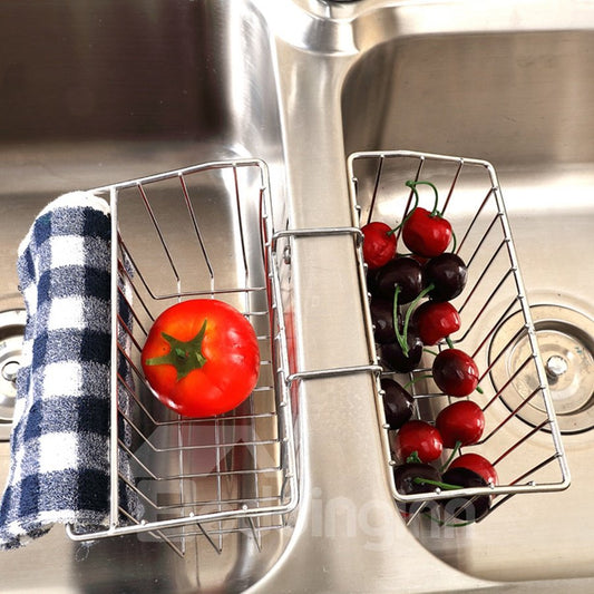 Sink Cleaning Supplies Stainless Steel Storage Rack